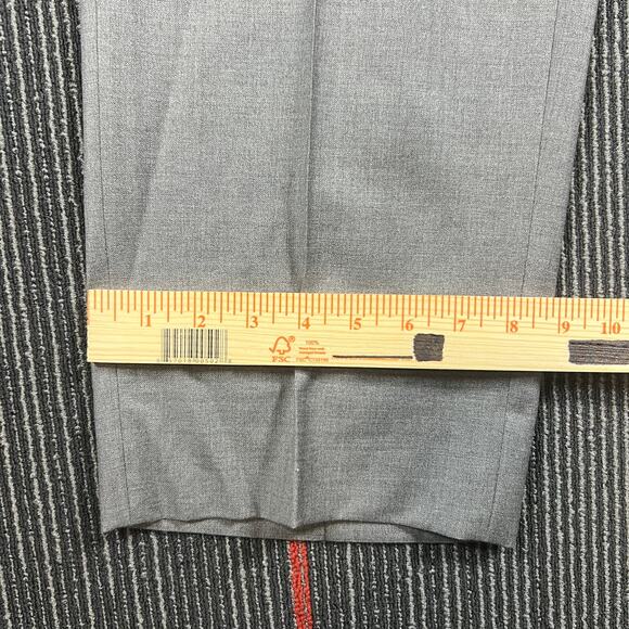 Luigi Bianchi Pants Men's W40 Navy Gray Wool Vitale Barberis Canonico Mohair - Picture 3 of 7